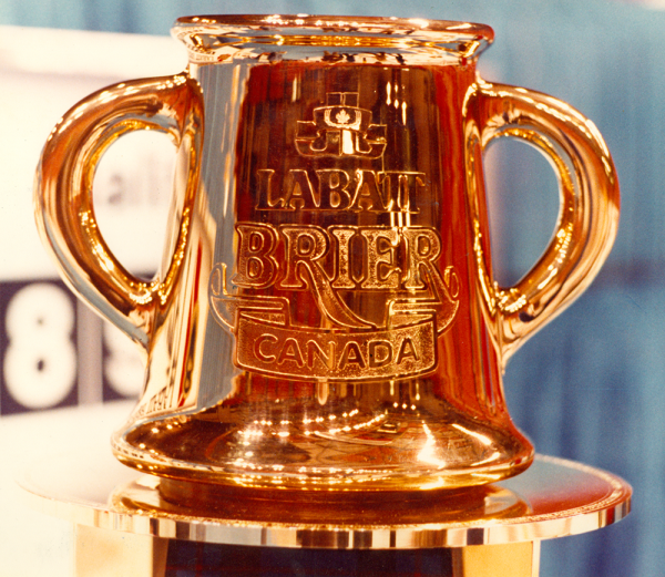 copper Labatt Brier Trophy