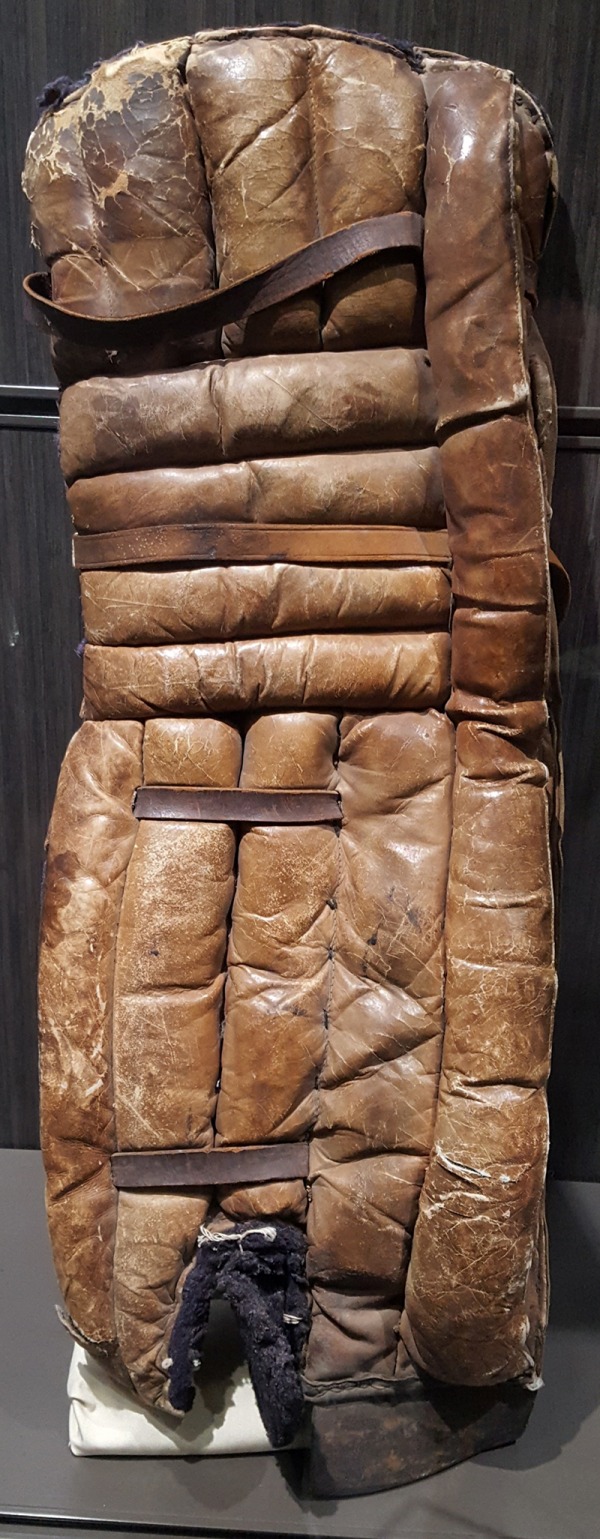 leather goalie pad