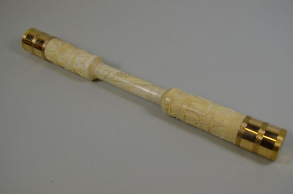 1978 Queen's baton made of carved narwhal tusk with gold caps